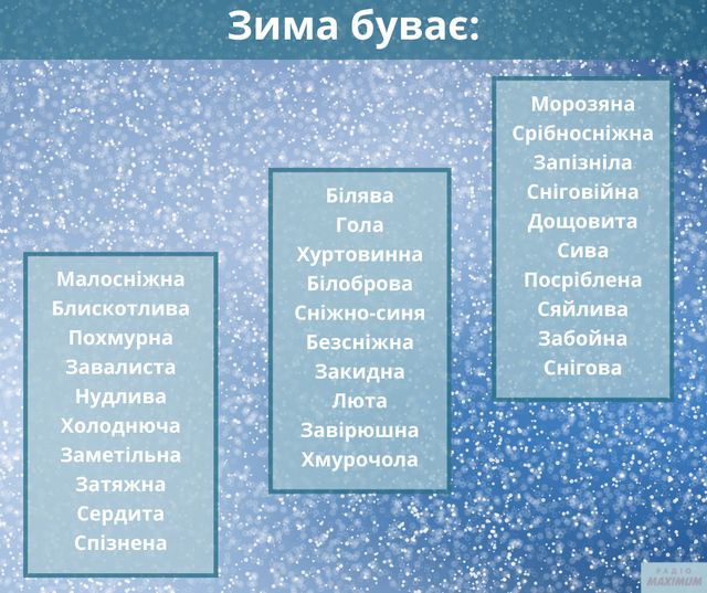 Як українці називали холодну пору року: 30 епітетів до слова 'зима' - фото 442926