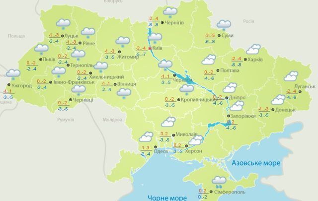 Погода в Україні 14 січня: прогноз на Василя - фото 443053