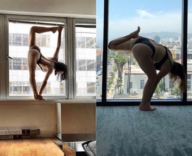 Моделі vs звичайна жінка: комедіантка відтворює ефектні фото зірок (18+) - фото 443719