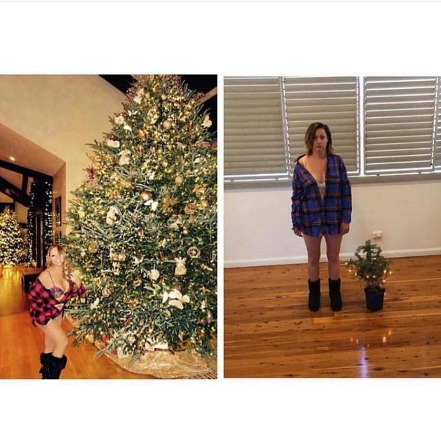 Моделі vs звичайна жінка: комедіантка відтворює ефектні фото зірок (18+) - фото 443720