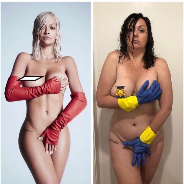 Моделі vs звичайна жінка: комедіантка відтворює ефектні фото зірок (18+) - фото 443722