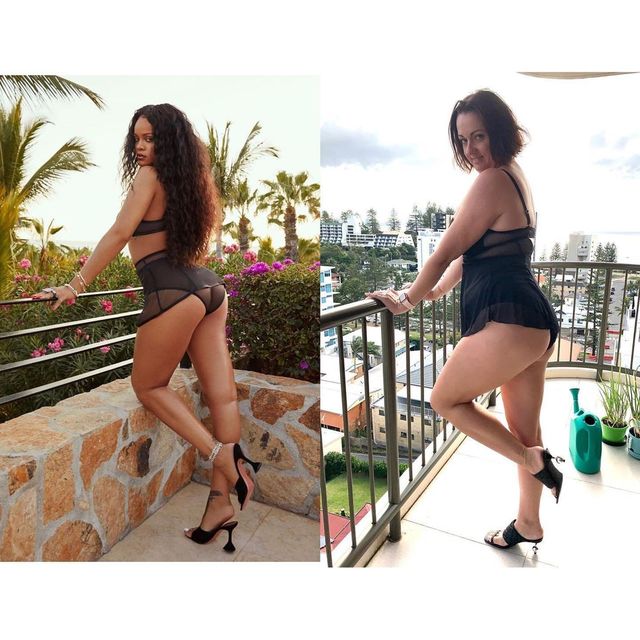 Моделі vs звичайна жінка: комедіантка відтворює ефектні фото зірок (18+) - фото 443724