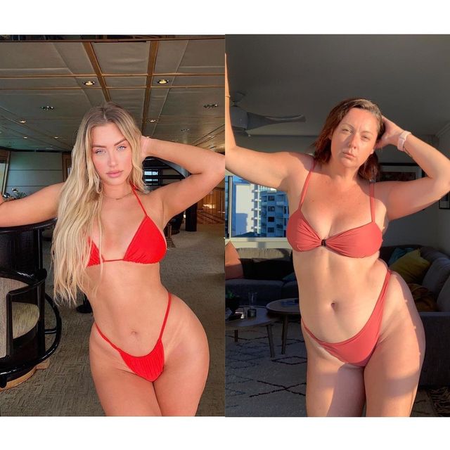 Моделі vs звичайна жінка: комедіантка відтворює ефектні фото зірок (18+) - фото 443731