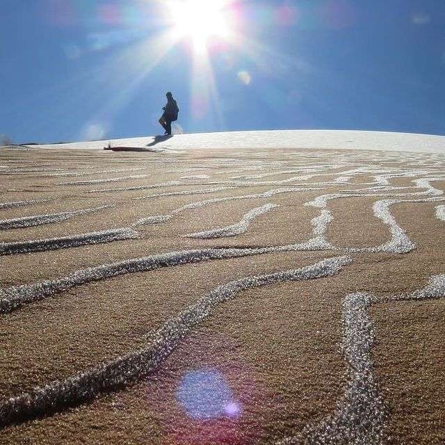 Найбільшу пустелю у світі Сахару засипало снігом: приголомшливі фото - фото 443751
