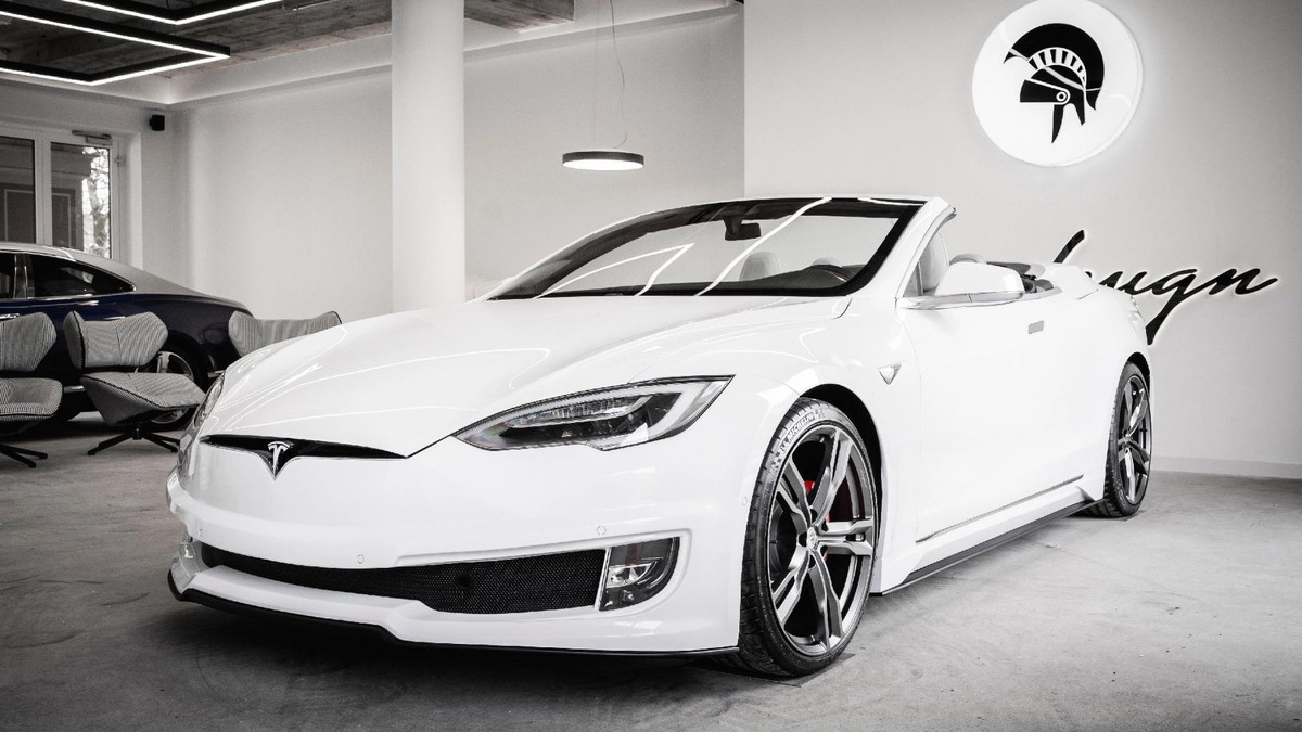 Ательє створило крутий кабріолет на базі Tesla Model S - фото 1
