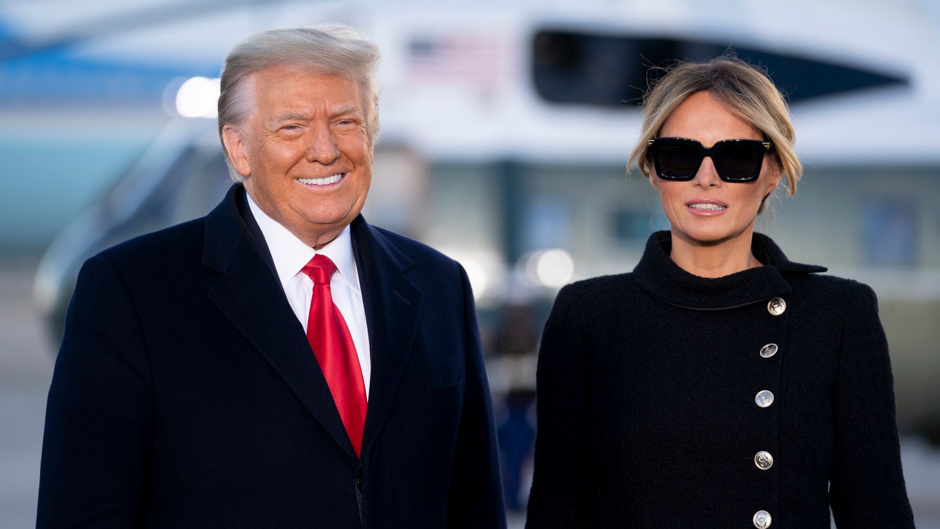 Меланія Трамп з чоловіком - фото 1