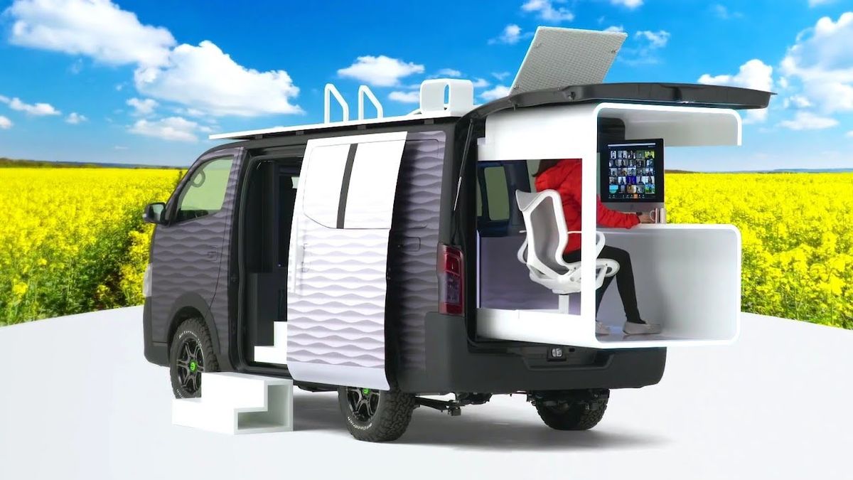 Caravan NV350 Office Pod – офіс на колесах від Nissan - фото 1