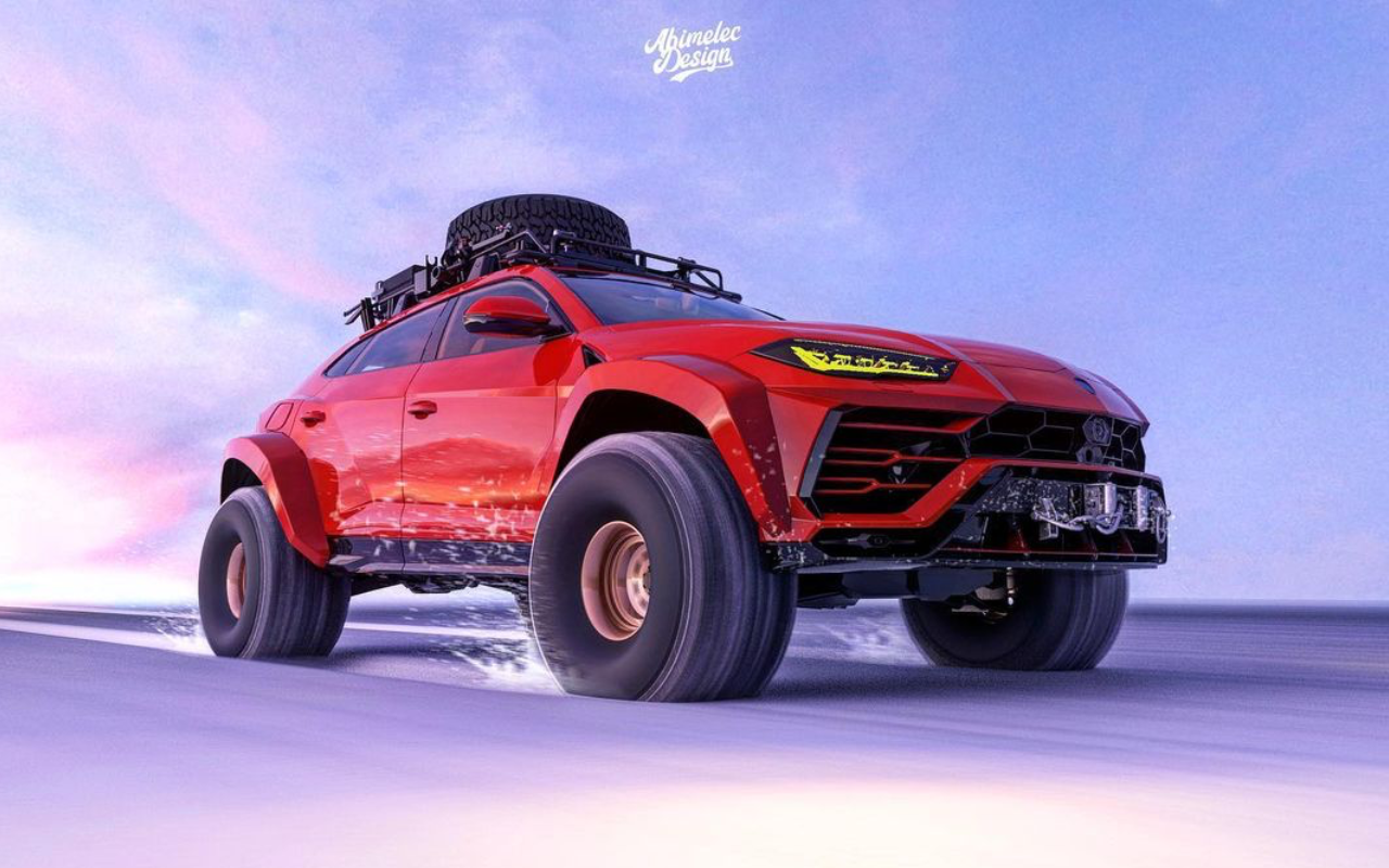 Це поки рендер всюдихода Lamborghini Urus - фото 1