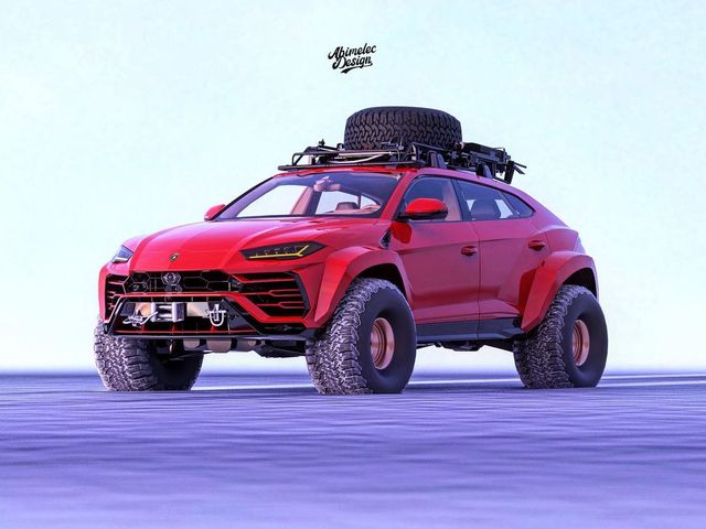 Lamborghini Urus перетворили на всюдихід для Арктики: круті фото - фото 444944