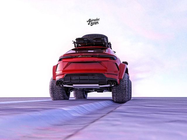 Lamborghini Urus перетворили на всюдихід для Арктики: круті фото - фото 444945