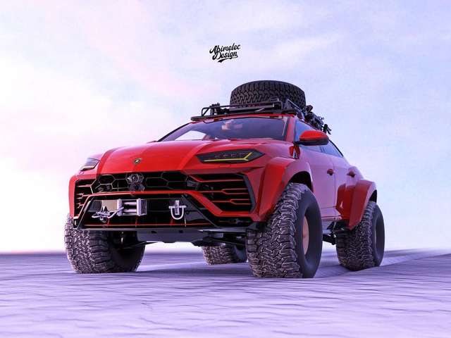 Lamborghini Urus перетворили на всюдихід для Арктики: круті фото - фото 444948