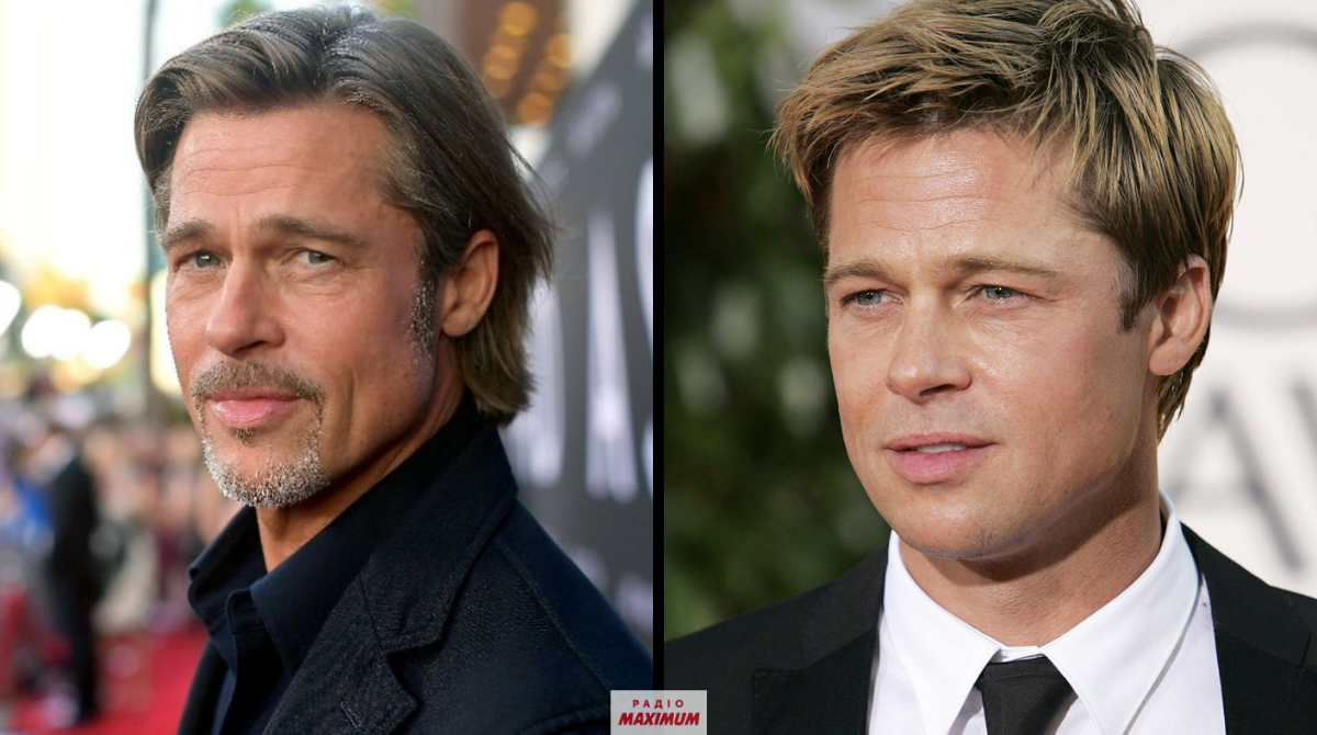 Бред Пітт з бородою і без - фото 1