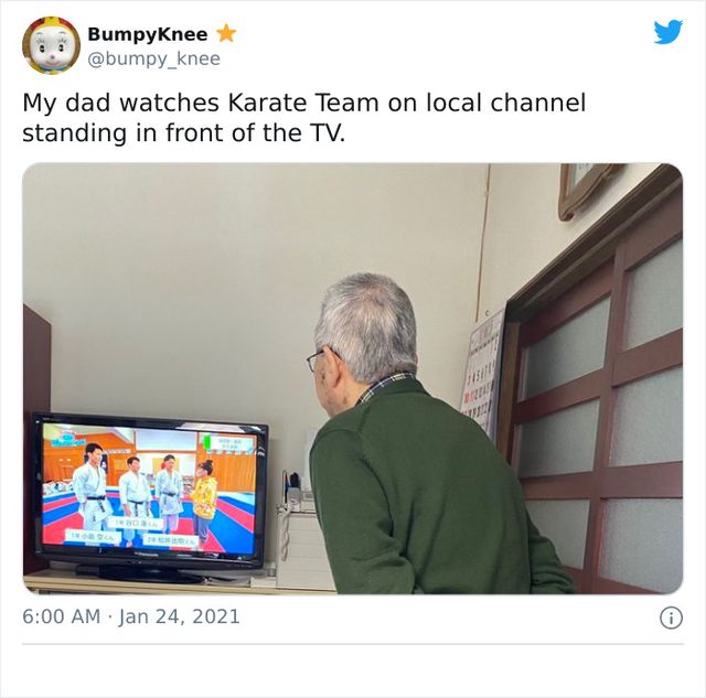 Як дивляться телевізор усі татусі: кумедні фото - фото 445755