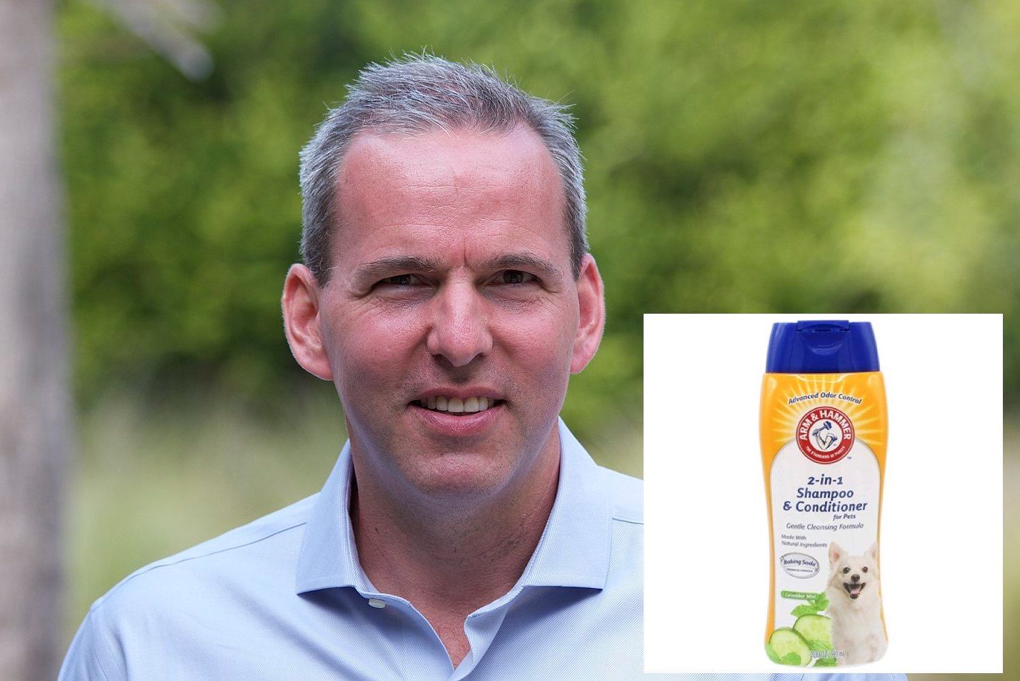 Журналіст сплутав шампунь і став зіркою мережі (фото)