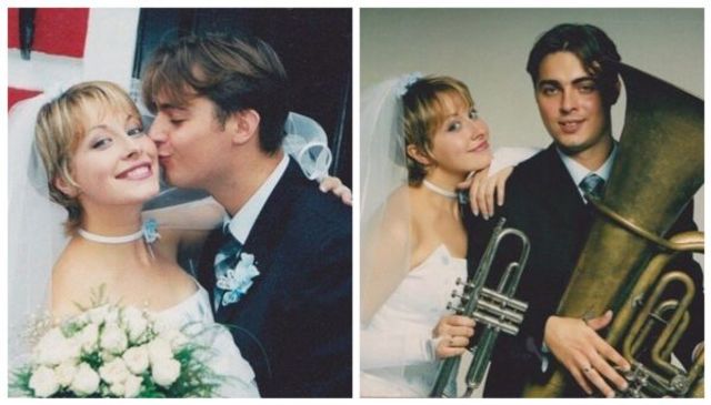 Олена Кравець показала, як виглядала на своєму весіллі - фото 446283