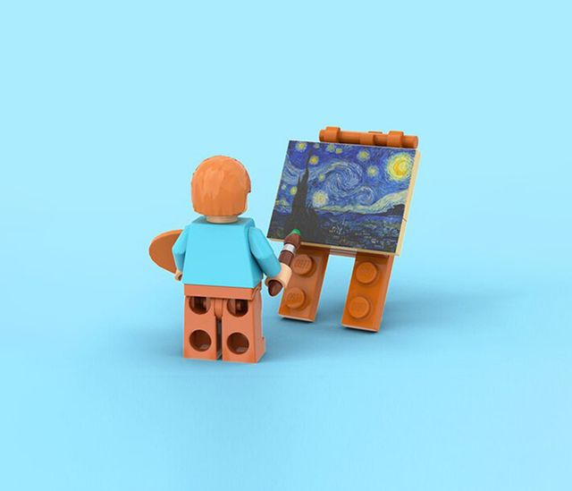 У Lego з'явився конструктор 'Зоряної ночі' Ван Гога - фото 447930