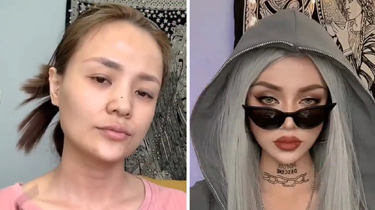 До і після макіяжу - фото 1