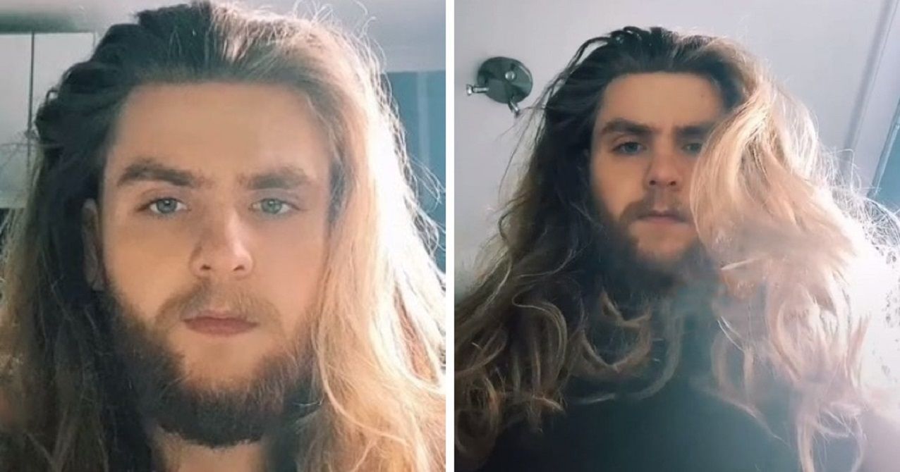 Як розбити жіночі серця: хлопець збрив бороду і став зіркою мережі (відео)