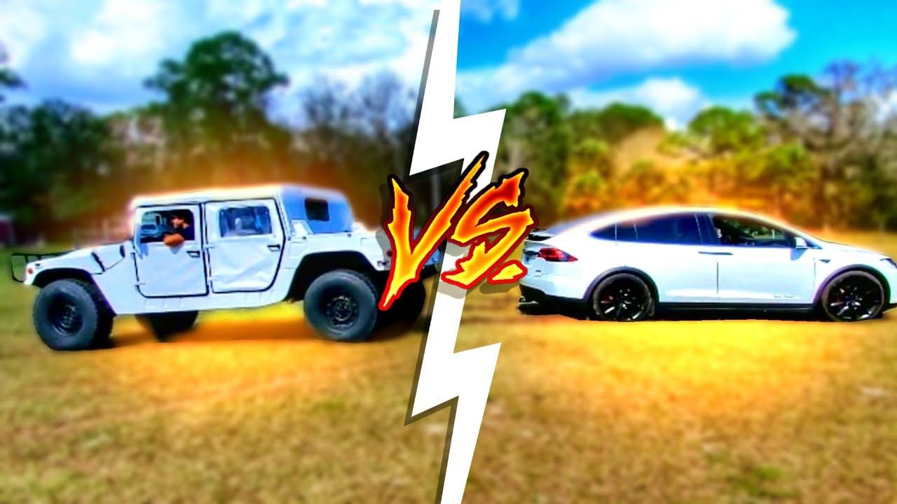 Як Hummer H1 і Ford F-450 змагалися з Tesla в перетягуванні каната: відео