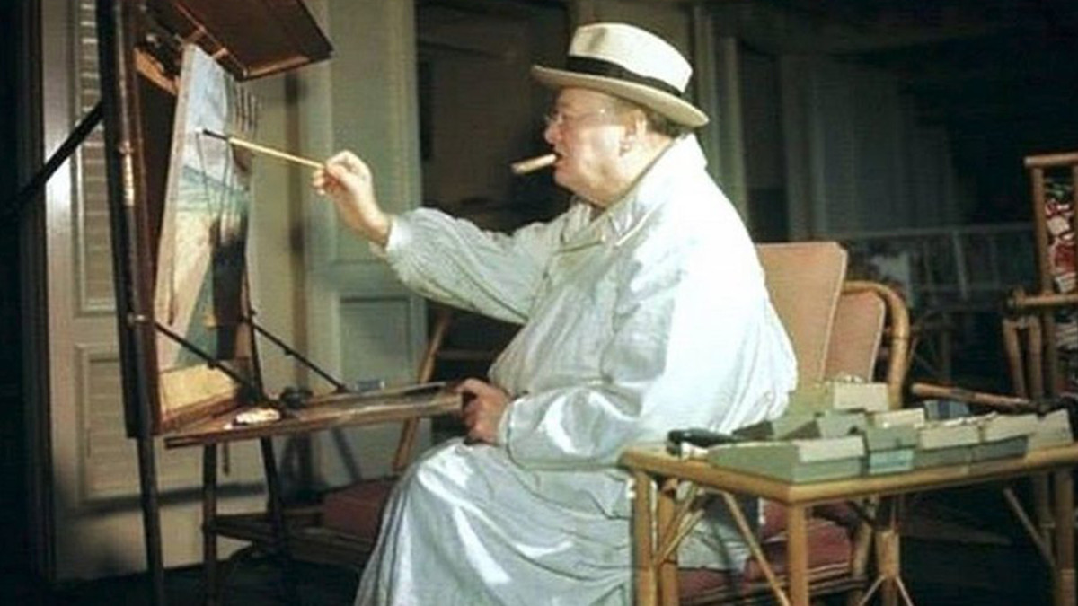 Анджеліна Джолі продала картину Черчилля за рекордну суму - фото 1