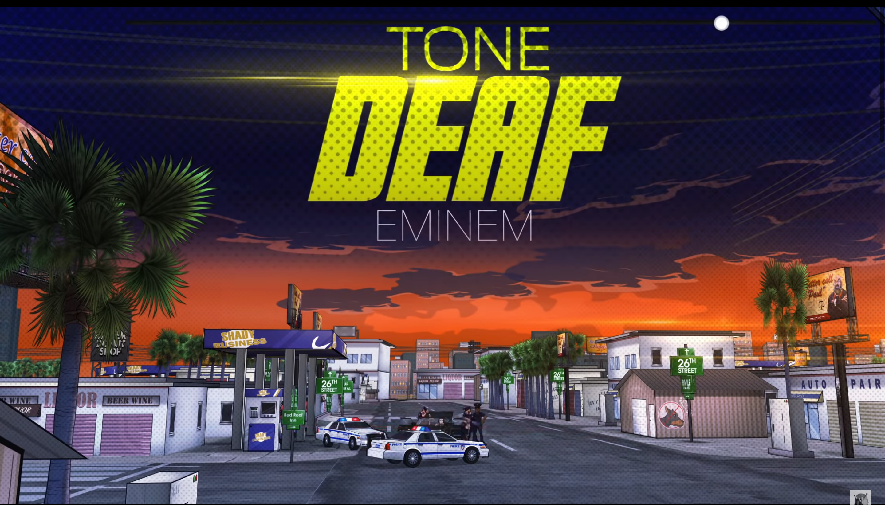 Емінем відповів хейтерам в новому анімаційному кліпі Tone Deaf