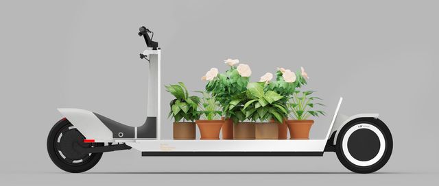 Polestar показала оригінальний електричний скутер для комерційних перевезень - фото 451078