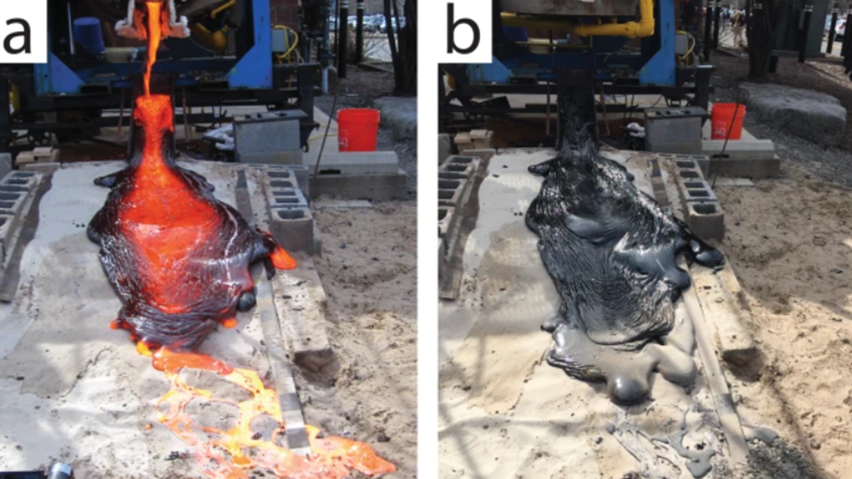 Учені самі влаштували металеве виверження вулкана, бо ніколи не бачили це явище у природі
