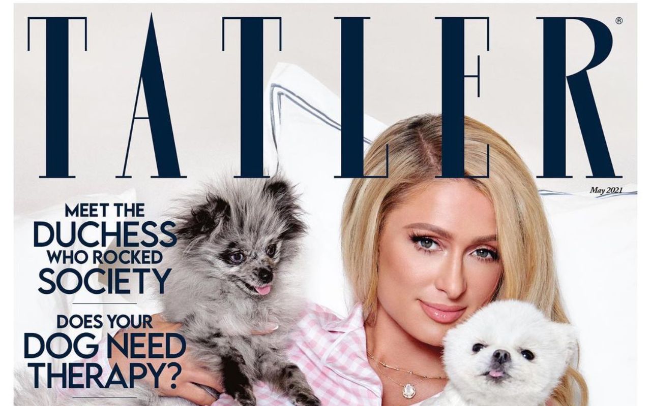 Періс Хілтон приміряла піжаму українського бренду для обкладинки Tatler