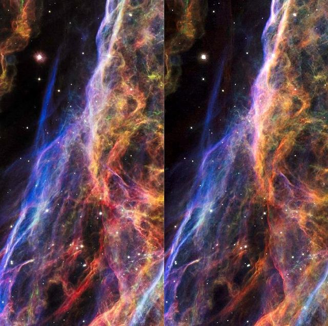 Телескоп Hubble показав приголомшливий знімок туманності Вуаль - фото 453448