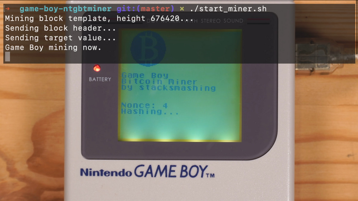 Ентузіаст видобував криптовалюту на Game Boy - фото 1