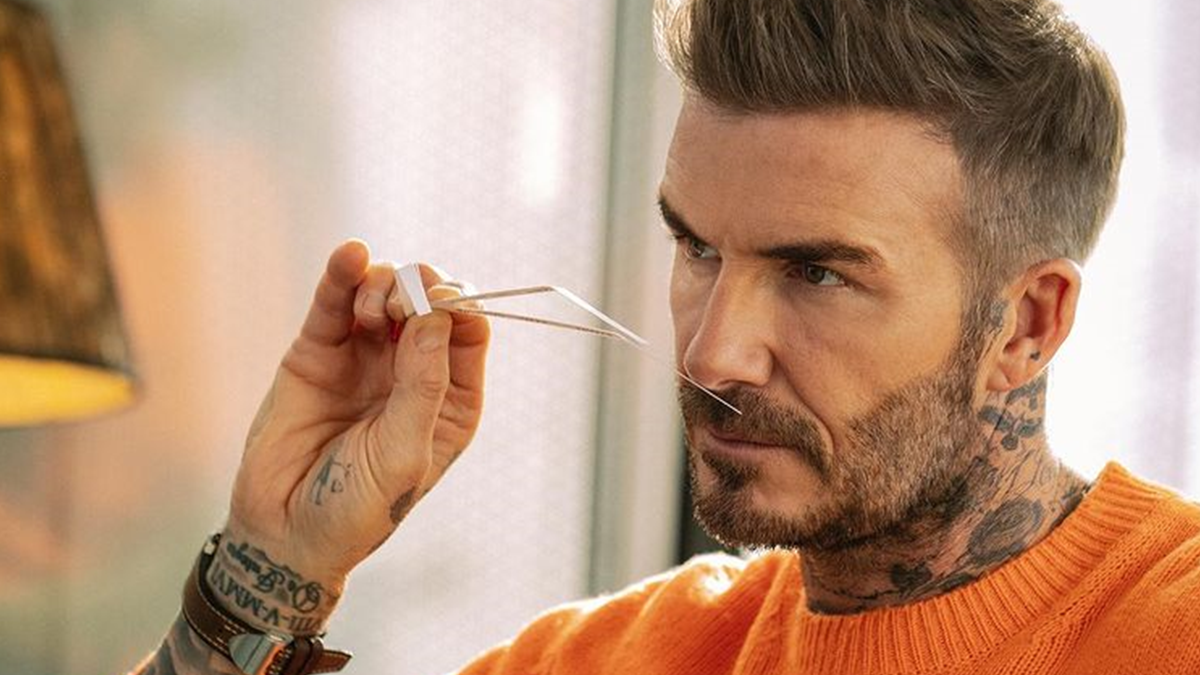 Девід Бекхем постав перед шанувальниками в образі пасхального кролика