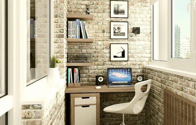 Як зробити кабінет на балконі: 20 ідей для натхнення - фото 454925
