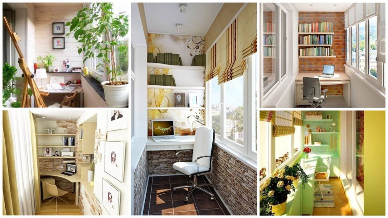 Як зробити кабінет на балконі: 20 ідей для натхнення
