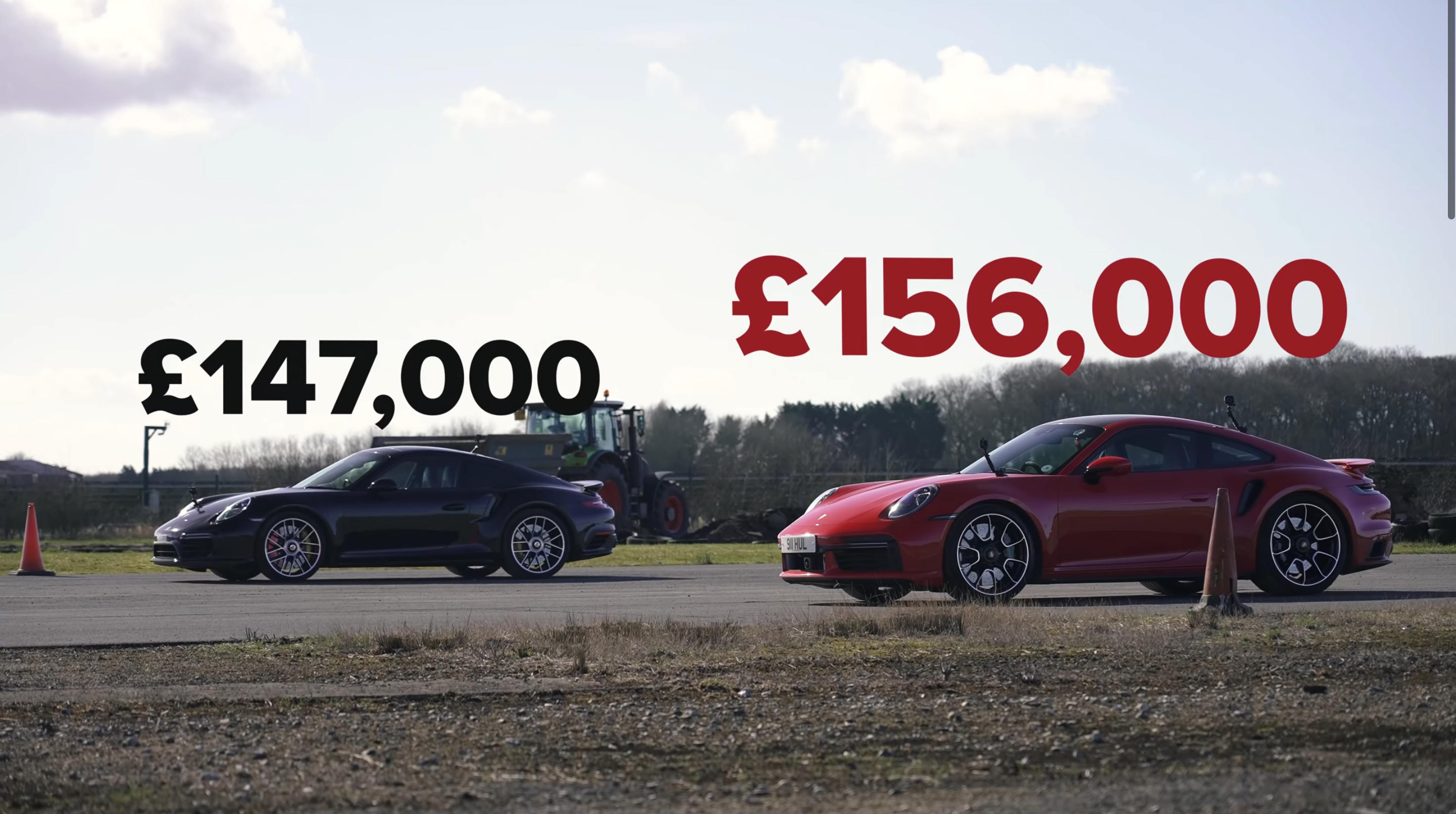 Новий і старий Porsche 911 Turbo S зійшлися у дрег-гонці: чим вона завершилася