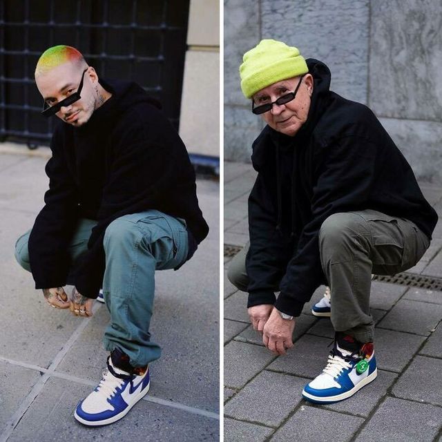 Стильний дідусь повторює образи зірок, і це варто побачити - фото 455154