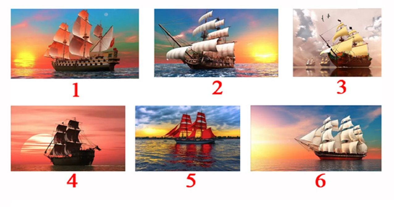 Простий психологічний тест: виберіть корабель на картинці