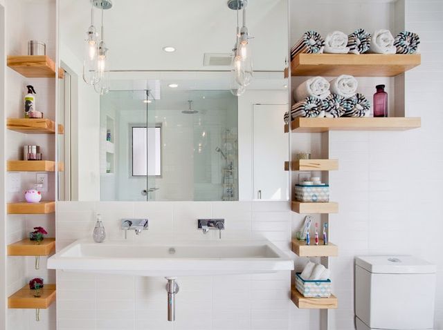 20 блискучих ідей організації і зберігання речей у ванній кімнаті - фото 455851