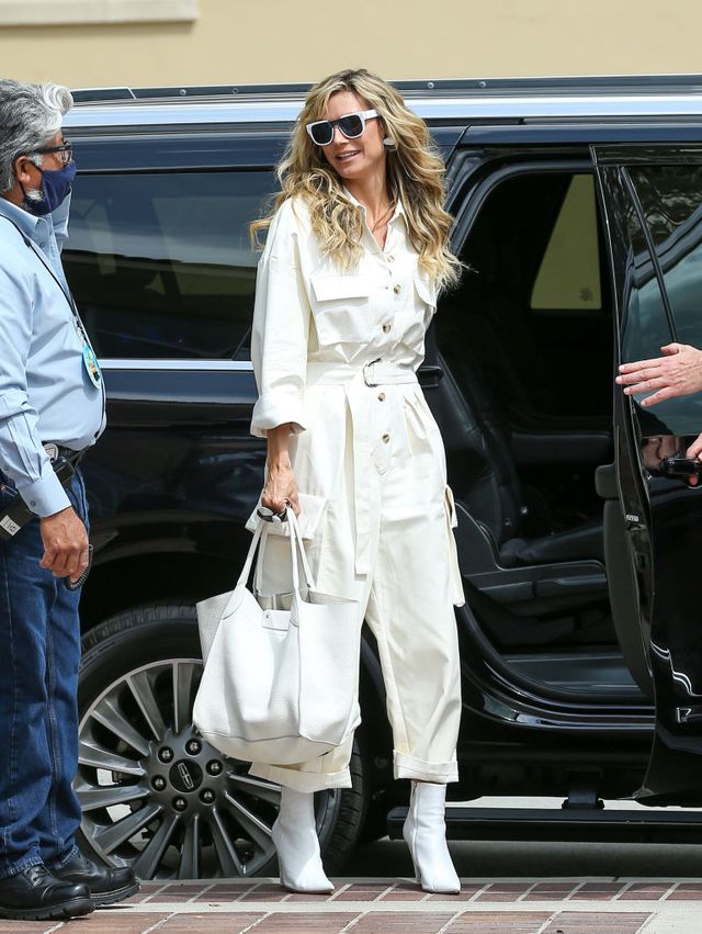 Хайді Клум у білосніжному наряді підкорила мережу - фото 456045