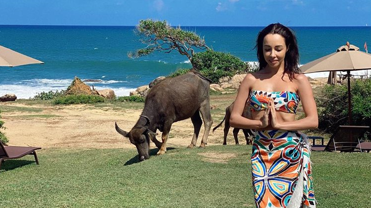 Витончена Катерина Кухар показала атмосферне відео зі Шрі-Ланки