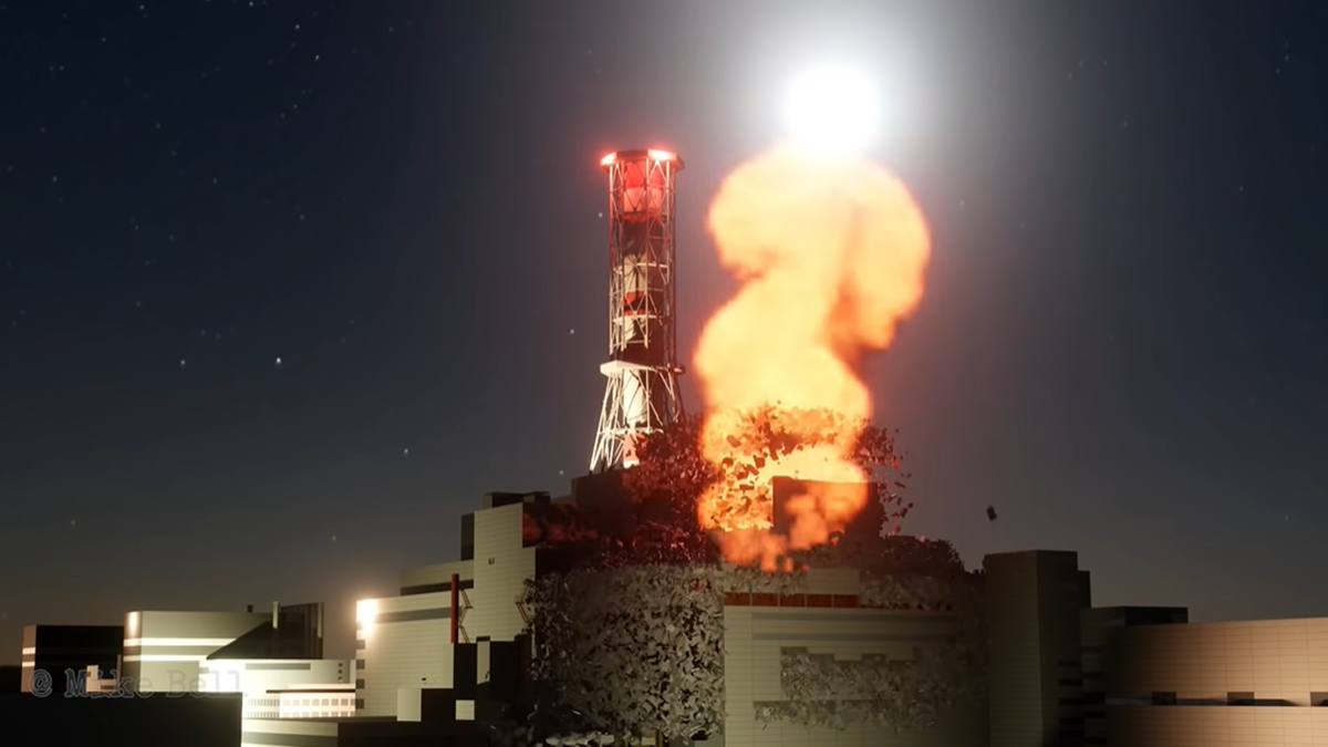 Викладач фізики детально пояснив, чому стався вибух на Чорнобильській АЕС: відео