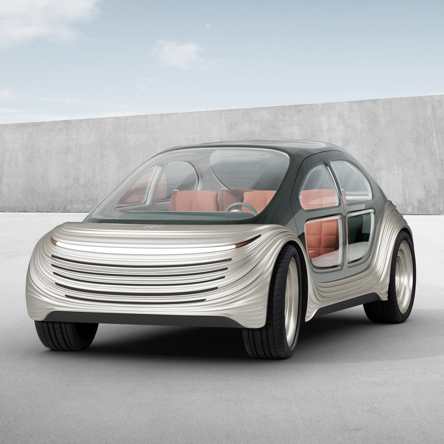 Створено електромобіль, який поглинає вихлопні гази інших авто