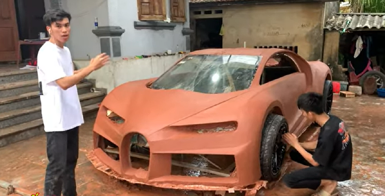 Ентузіасти зліпили з пластиліну повнорозмірний Bugatti: вражаюче відео