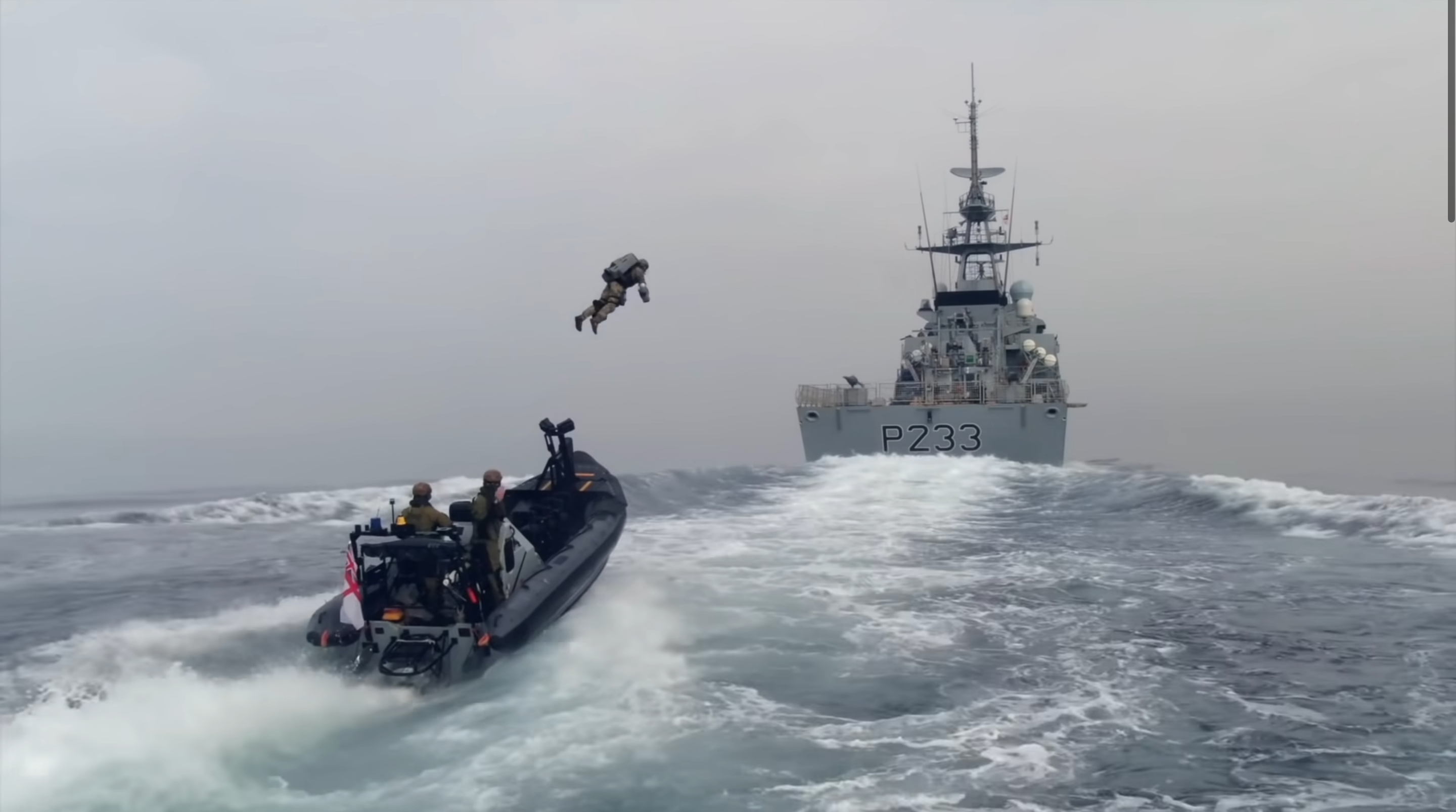 Морська піхота Великої Британії протестувала реактивний ранець: відео