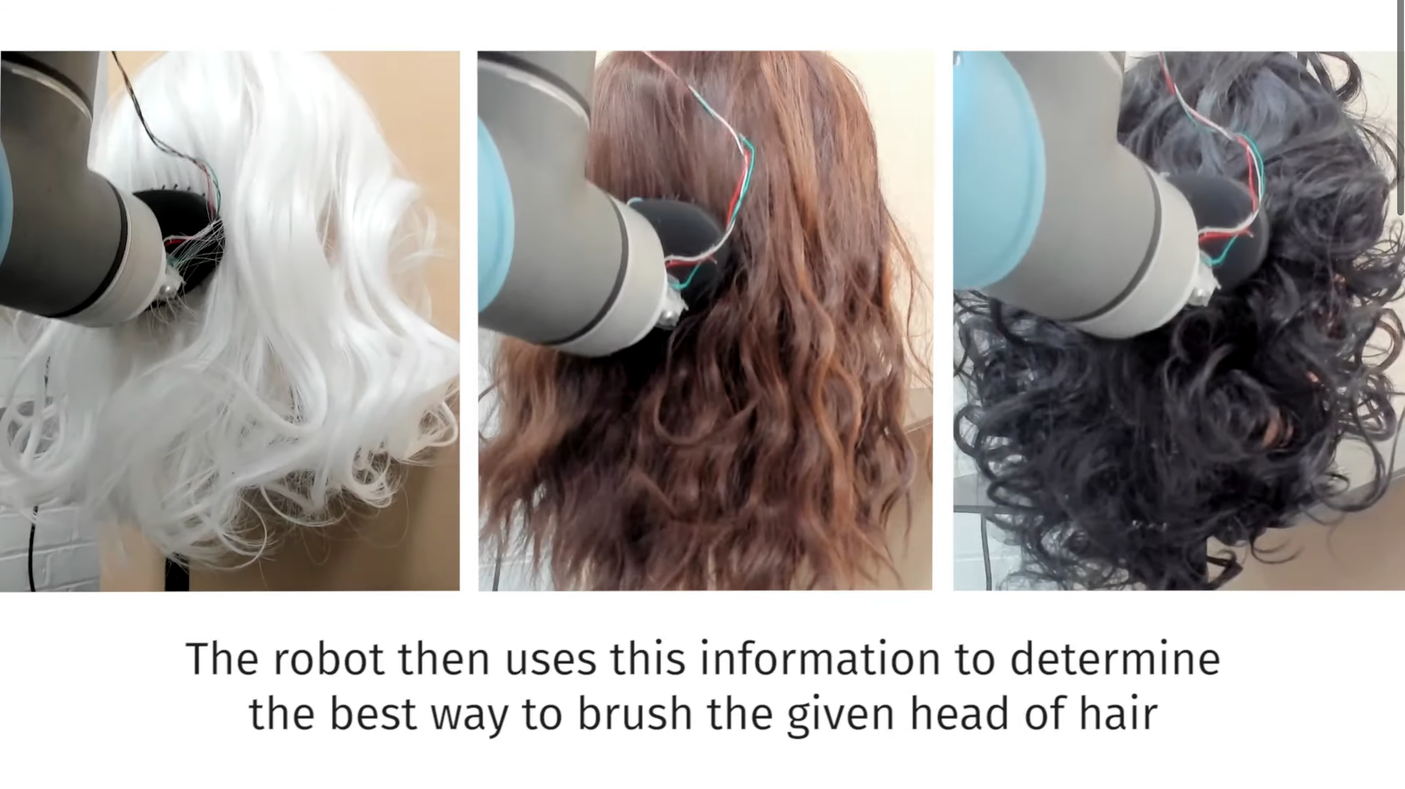 Дивіться, як робот-перукар вправляється зі щіткою: відео