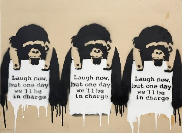 Картину Бенксі пустили з молотка за шалену суму - фото 459053