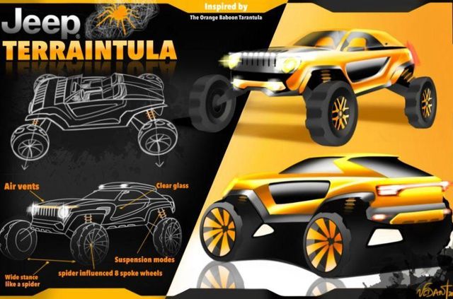 Проєкти футуристичних Jeep, які вигадали дизайнери-школярі - фото 460586