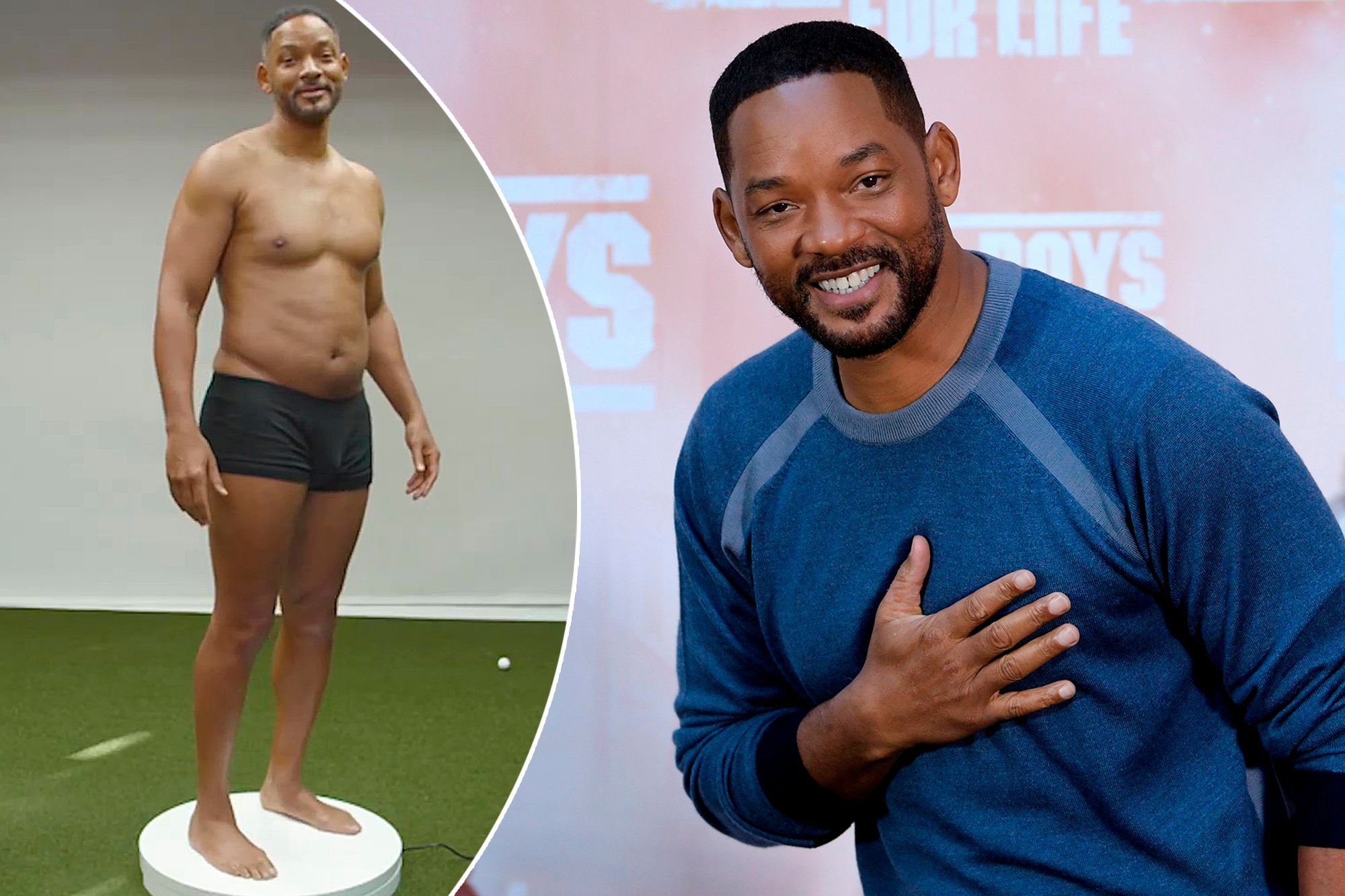 Вілл Сміт показав, як змінився через місяць марафону схуднення