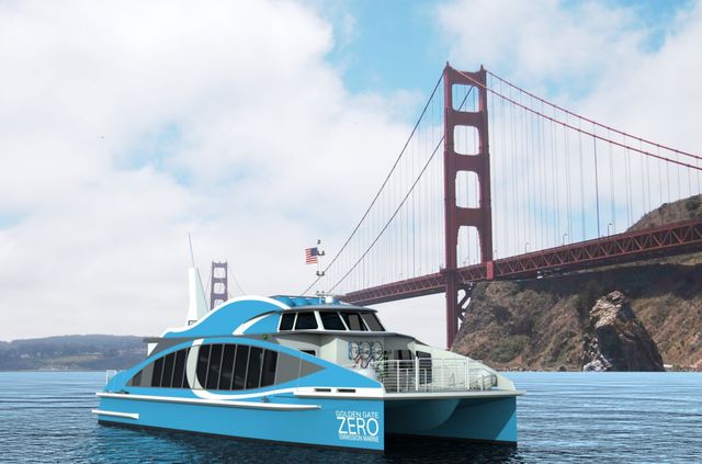 Дивіться, як виглядає перший в історії комерційний паром на водні - фото 462165