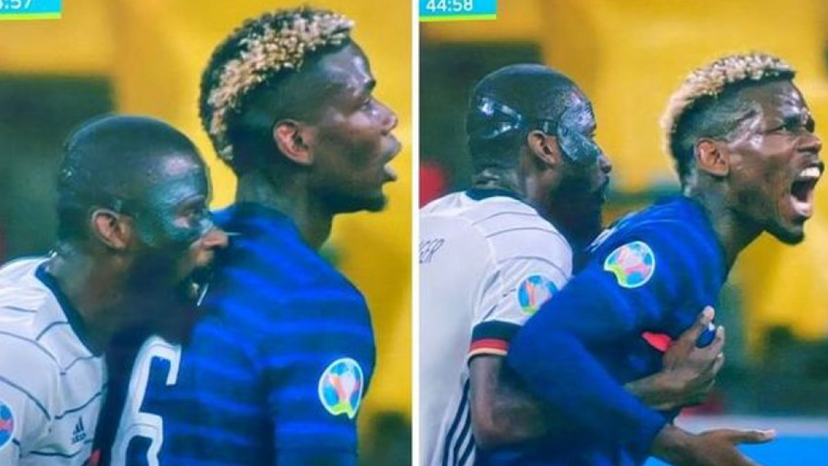 Рюдігер намагався вкусити Погба під час матчу ФРАНЦІЯ – НІМЕЧЧИНА: епічне відео