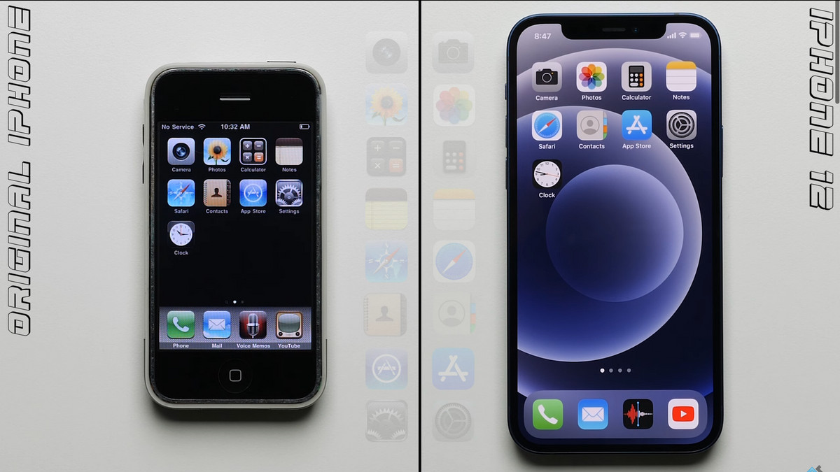 iPhone 2007 року порівняли з iPhone 12 - фото 1